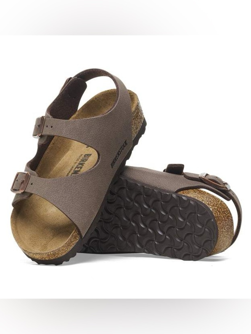Birkenstock Mocha Roma Birko-Flor Slingback Sandal Toodler Sz 9-9.5 Boho Preppy